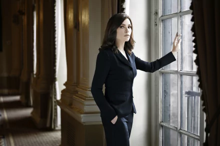 brunette American actress Celebrity Julianna Margulies HD Desktop Wallpaper | Background Image