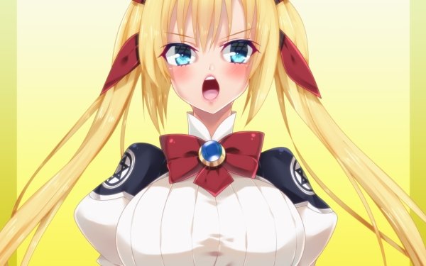 Anime Magika no Kenshi to Basileus Mio Amasaki Blonde Blue Eyes HD Wallpaper | Background Image