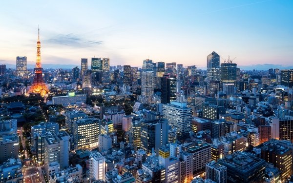 Man Made Tokyo Cities Japan City Cityscape Building Skyscraper Tokyo Tower HD Wallpaper | Background Image