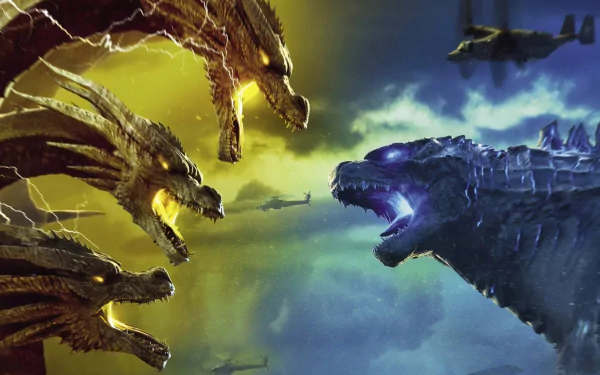 King Ghidorah Godzilla movie Godzilla: King of the Monsters HD Desktop Wallpaper | Background Image