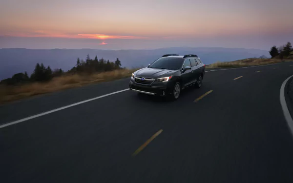 silver car SUV car Subaru vehicle Subaru Outback HD Desktop Wallpaper | Background Image