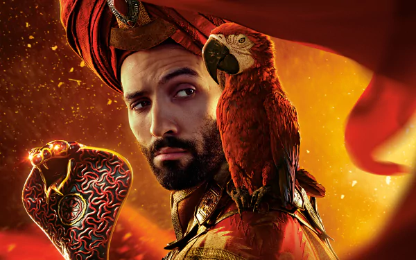 Marwan Kenzari Jafar movie Aladdin (2019) HD Desktop Wallpaper | Background Image