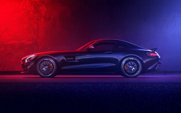 black car Mercedes-AMG car vehicle Mercedes-AMG GT HD Desktop Wallpaper | Background Image