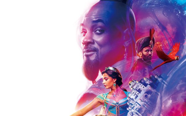 Películas Aladdin (2019) Princess Jasmine Will Smith Naomi Scott Marwan Kenzari Jafar Genie Fondo de pantalla HD | Fondo de Escritorio