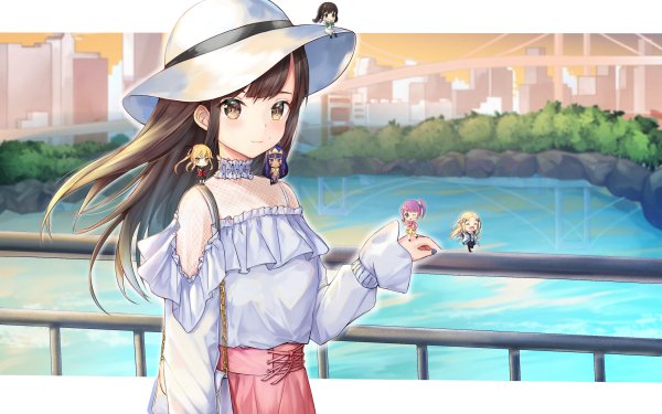 Anime Crossover PriPara Fate/Grand Order Kakegurui Hanayamata Non Manaka Nitocris Meari Saotome HD Wallpaper | Background Image