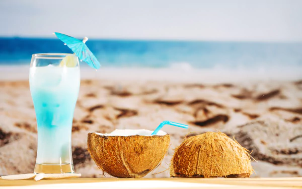 coconut drink food cocktail HD Desktop Wallpaper | Background Image