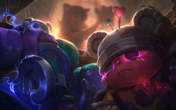  Sewn Chaos Amumu and Blitzcrank by Jem Flores