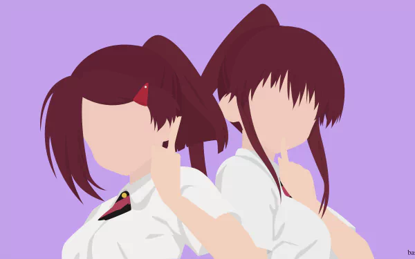 Riko Suminoe Ako Suminoe Anime KissXSis HD Desktop Wallpaper | Background Image