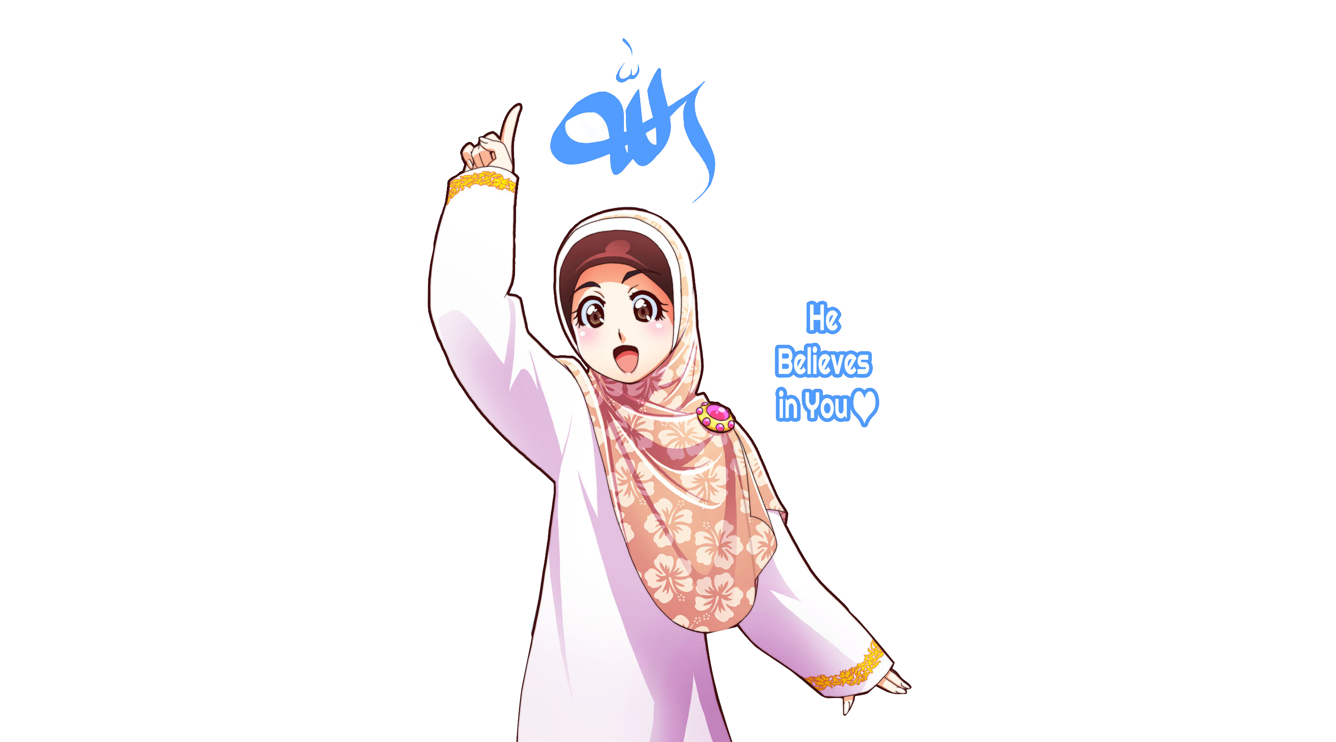 Beautiful girl in hijab by Nayzak
