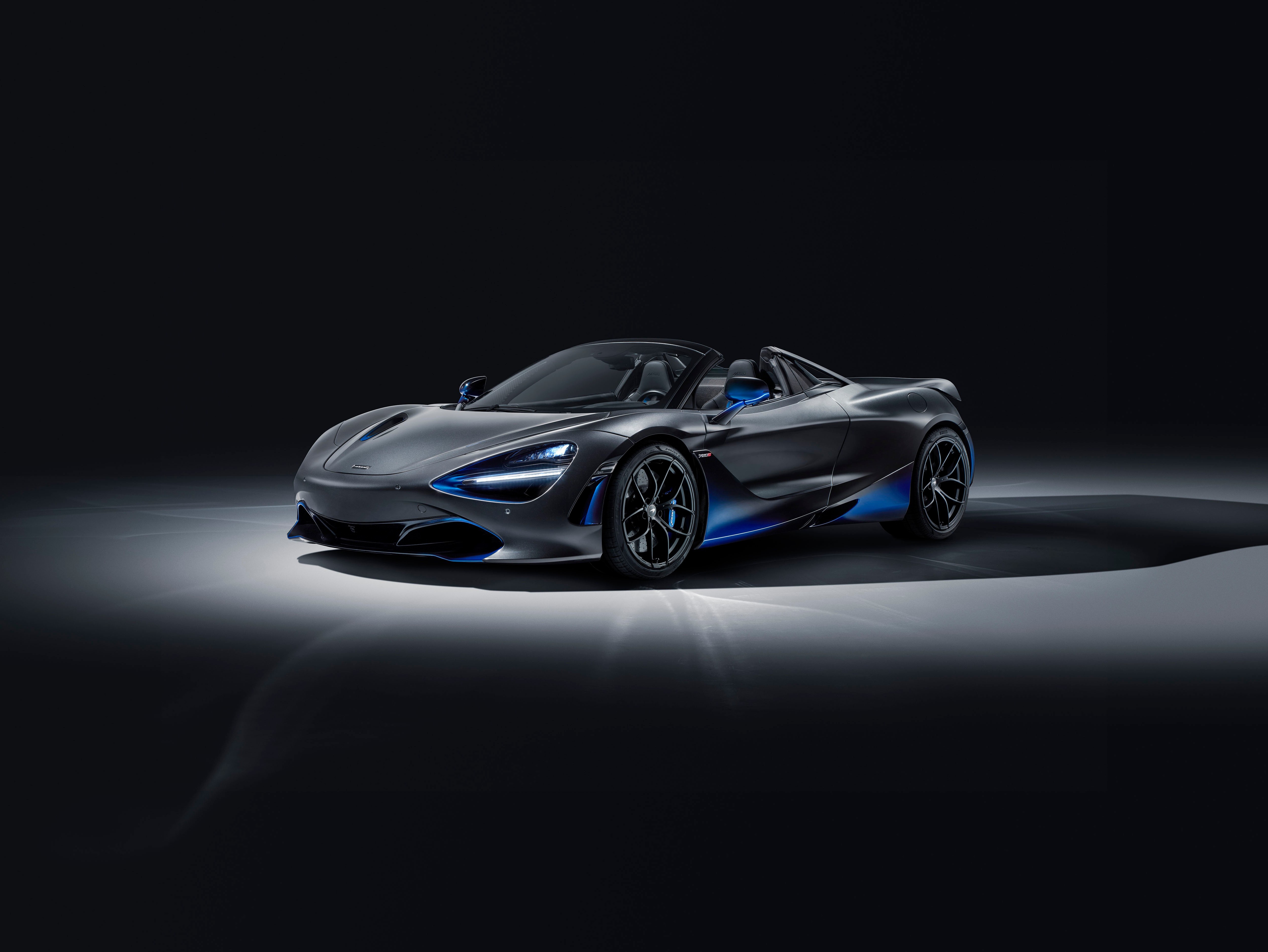 Download Supercar Silver Car Car McLaren Vehicle McLaren 720S 4k Ultra