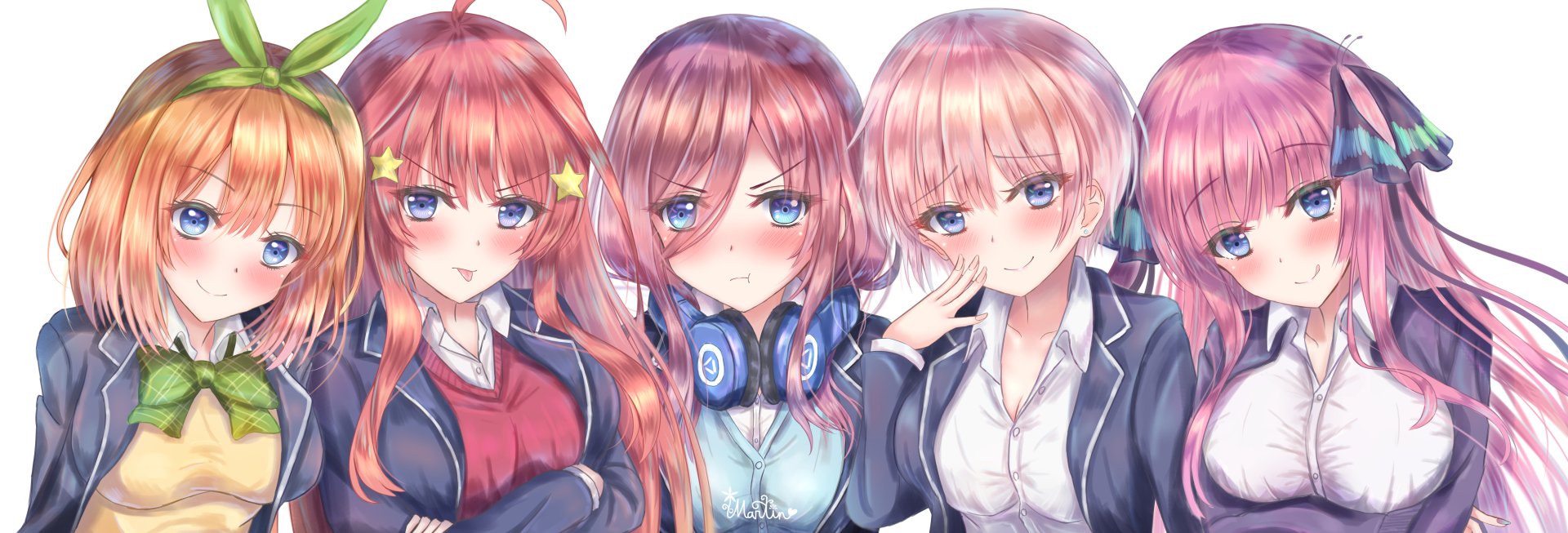 Anime The Quintessential Quintuplets 4k Ultra HD Wallpaper by Martin