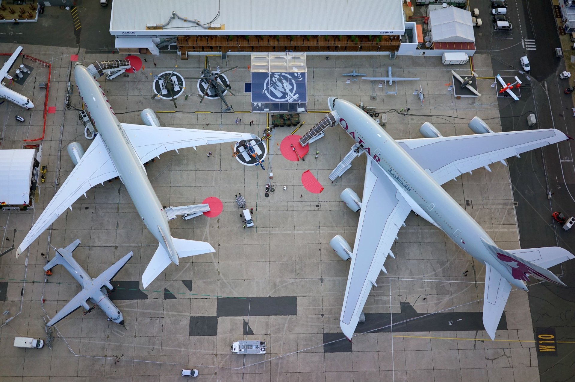 Download Passenger Plane Helicopter Airbus Airbus A350 Airbus A380 Vehicle Aircraft HD Wallpaper