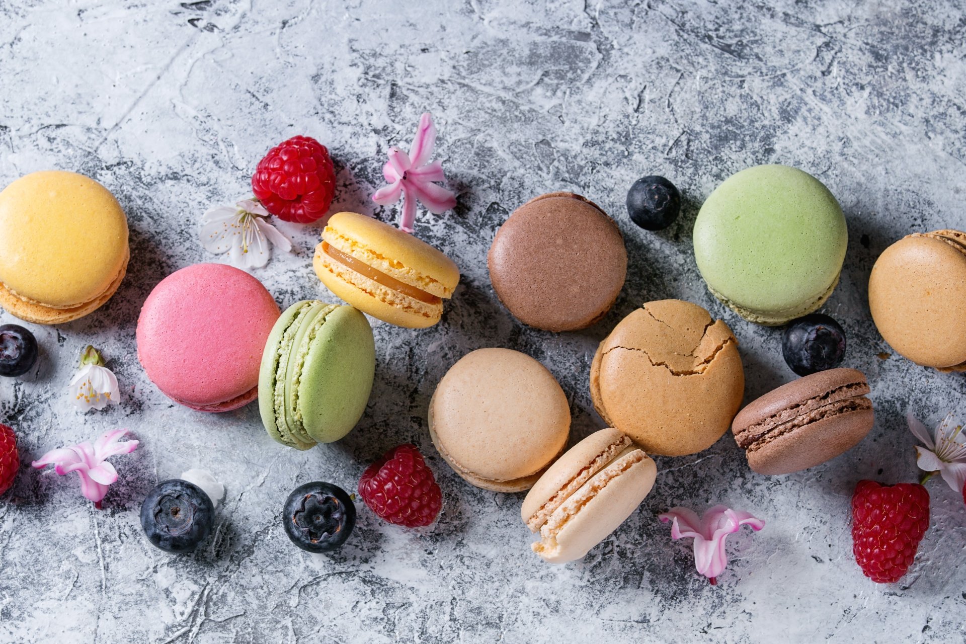 Download Still Life Sweets Berry Food Macaron K Ultra Hd Wallpaper