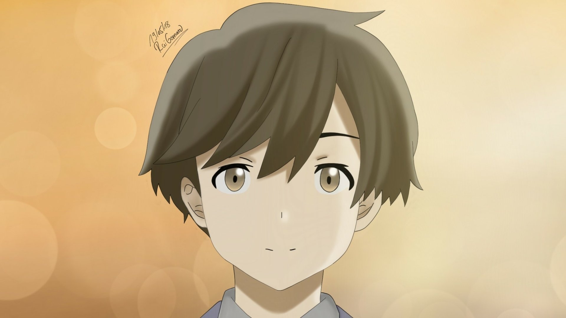 Download Kotarō Azumi Anime Tsuki Ga Kirei HD Wallpaper by RaiGomaru