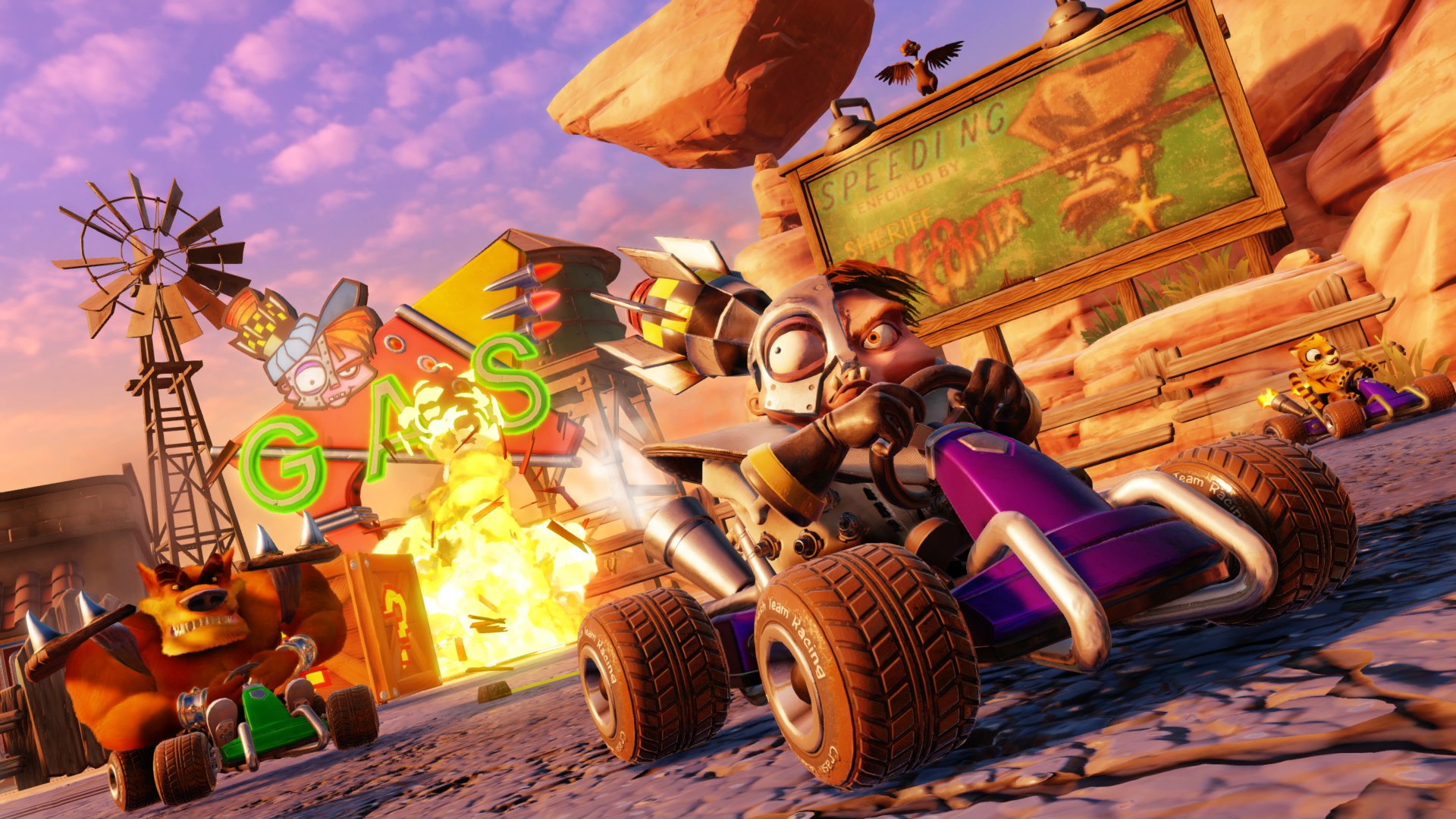 Download Video Game Crash Team Racing 4k Ultra HD Wallpaper