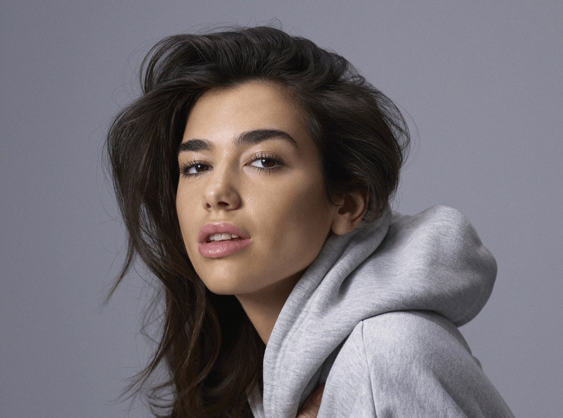 Download Black Hair Brown Eyes Face English Singer Music Dua Lipa HD ...