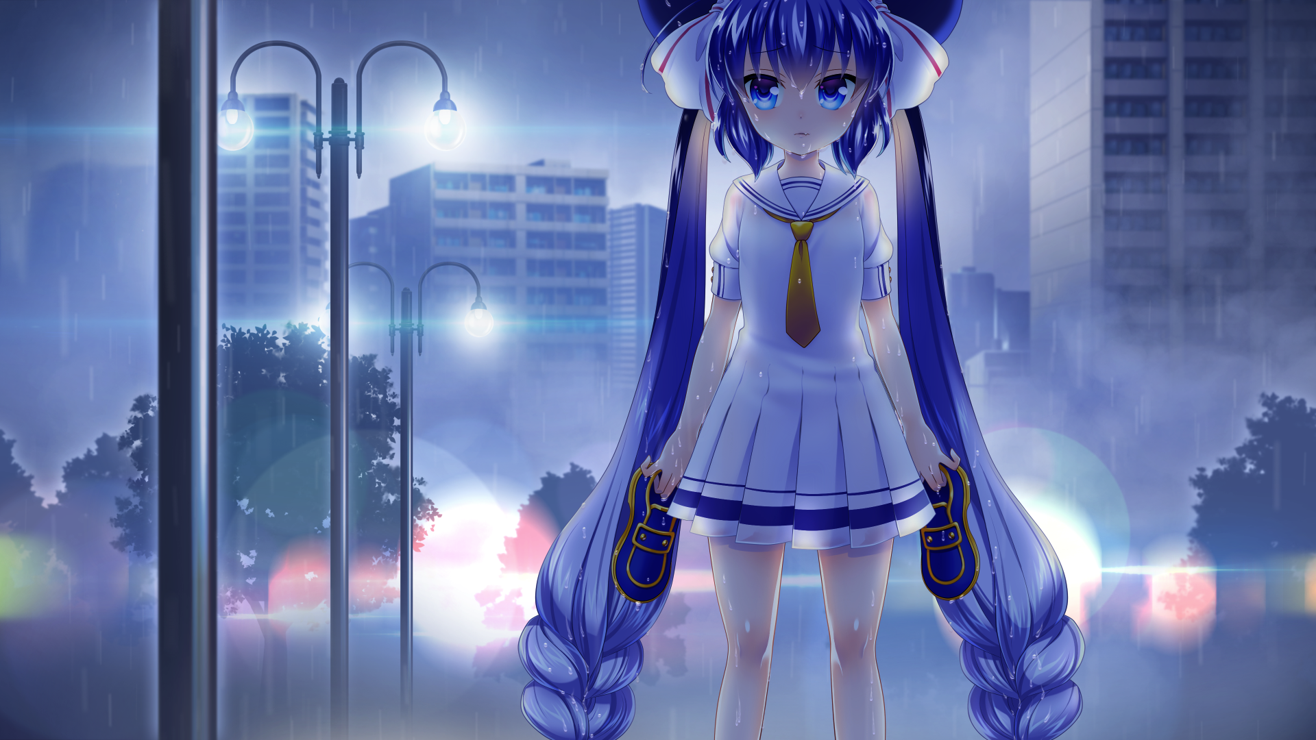 Download Otomachi Una Anime Vocaloid HD Wallpaper