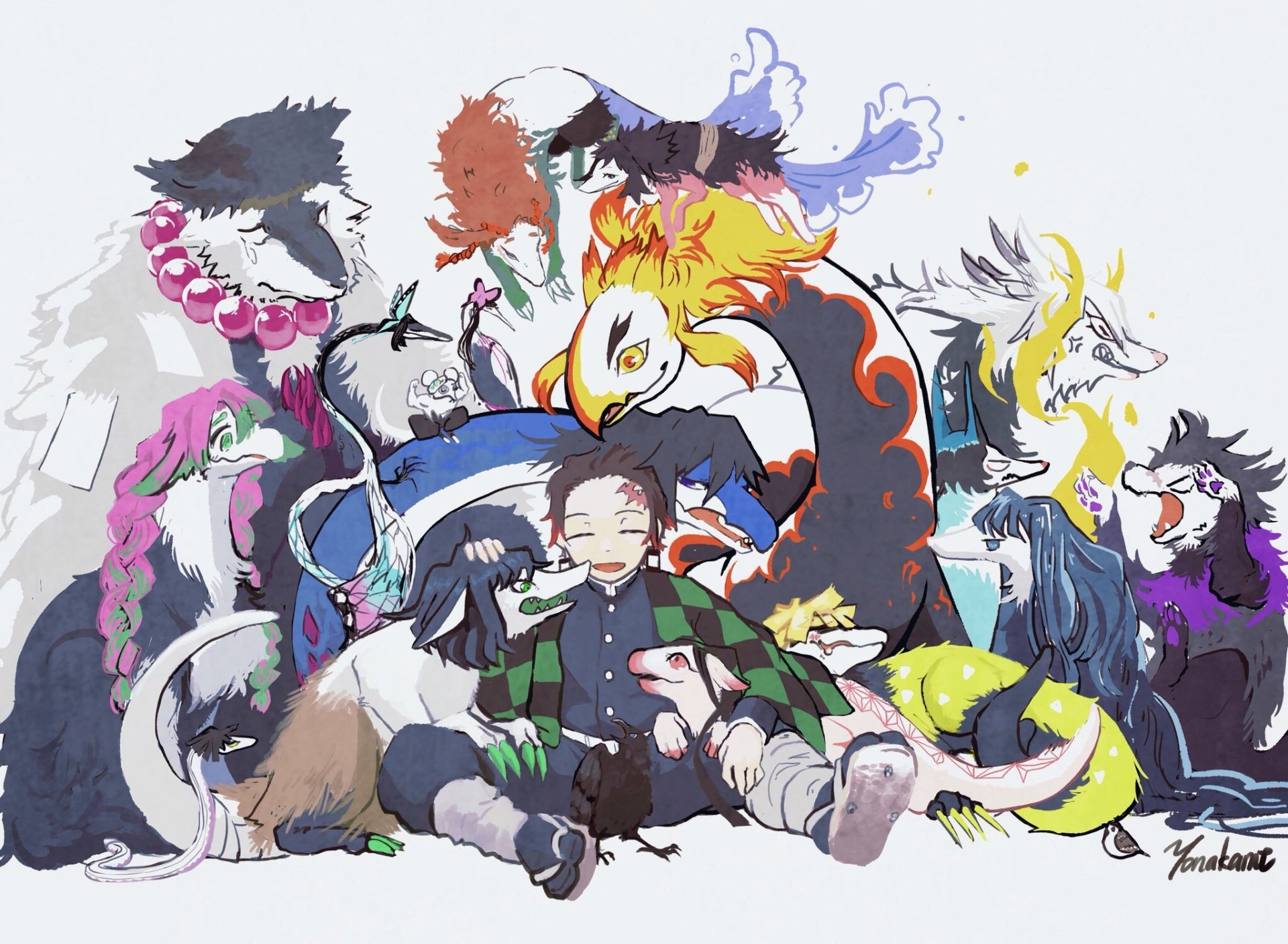 Download Tanjiro Kamado Anime Demon Slayer: Kimetsu No Yaiba HD Wallpaper by よなか