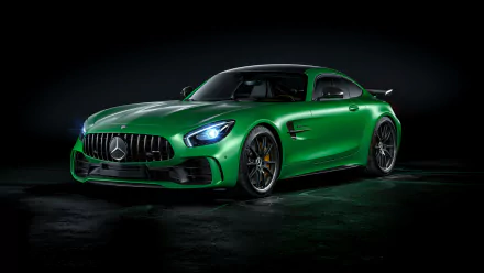 supercar green car car Mercedes-AMG vehicle Mercedes-AMG GT R HD Desktop Wallpaper | Background Image