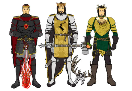 Renly Baratheon Robert Baratheon Stannis Baratheon fantasy A Song of Ice and Fire HD Desktop Wallpaper | Background Image
