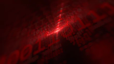 binary red code technology artistic HD Desktop Wallpaper | Background Image