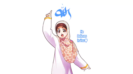  Beautiful girl in hijab by Nayzak