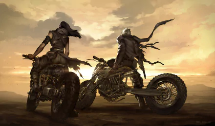 bicycle vehicle biker Sci Fi people HD Desktop Wallpaper | Background Image