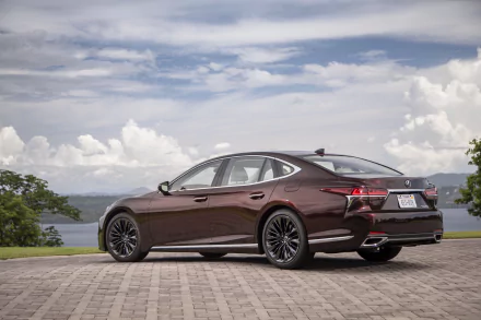 brown car car Lexus Lexus LS vehicle Lexus LS 500 HD Desktop Wallpaper | Background Image