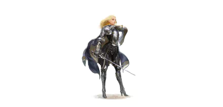 woman warrior armor sword knight blonde fantasy HD Desktop Wallpaper | Background Image