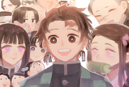 Tanjiro Kamado Anime Demon Slayer: Kimetsu no Yaiba HD Desktop Wallpaper | Background Image