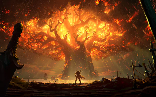 Sylvanas Windrunner video game World of Warcraft: Battle for Azeroth HD Desktop Wallpaper | Background Image