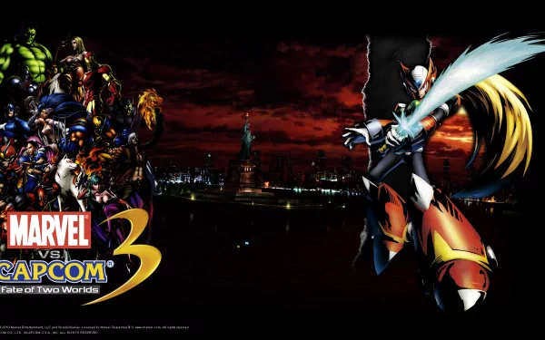 Amaterasu Wolverine Iron Man Hulk Captain America video game Marvel vs. Capcom 3: Fate of Two Worlds HD Desktop Wallpaper | Background Image