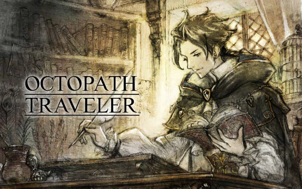 Cyrus Albright video game Octopath Traveler HD Desktop Wallpaper | Background Image