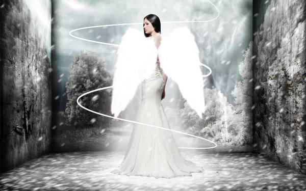 wings fantasy angel HD Desktop Wallpaper | Background Image