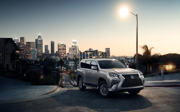 silver car SUV car Lexus Lexus GX vehicle Lexus GX 460 HD Desktop Wallpaper | Background Image