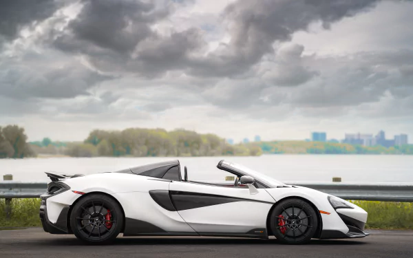 supercar white car car McLaren vehicle McLaren 600LT HD Desktop Wallpaper | Background Image