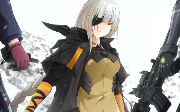 eye patch M16a1 (Girls Frontline) video game Girls Frontline HD Desktop Wallpaper | Background Image