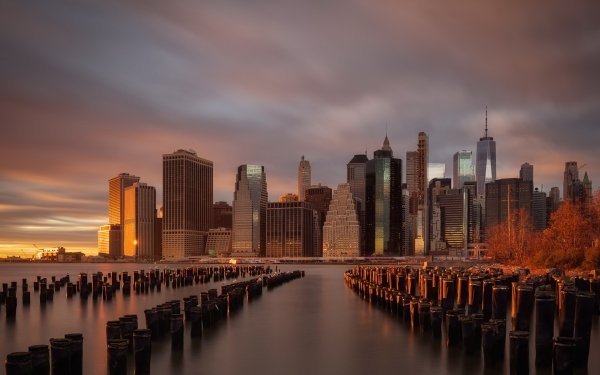 Man Made Manhattan Cities United States New York City USA Building Skyscraper HD Wallpaper | Background Image