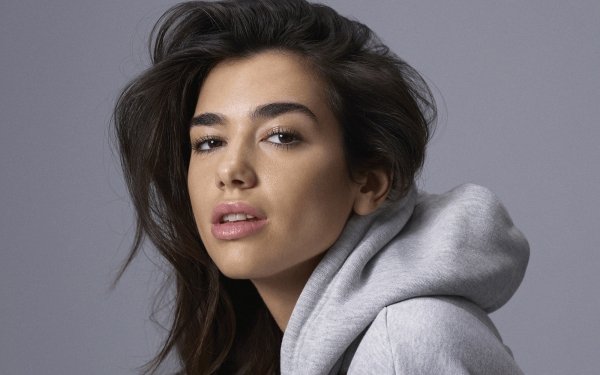Music Dua Lipa Singer English Face Brown Eyes Black Hair HD Wallpaper | Background Image