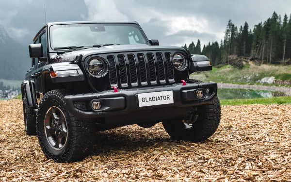 black car car Jeep vehicle Jeep Gladiator HD Desktop Wallpaper | Background Image