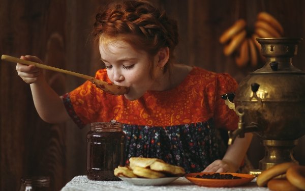Photography Child Braid Little Girl Redhead Jam HD Wallpaper | Background Image