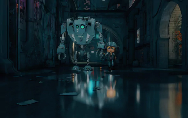 robot video game Encodya HD Desktop Wallpaper | Background Image
