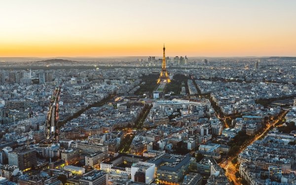 Man Made Eiffel Tower Monuments Paris France City Cityscape Building HD Wallpaper | Background Image