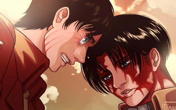 Anime Attack On Titan Eren Yeager Levi Ackerman HD Wallpaper | Background Image