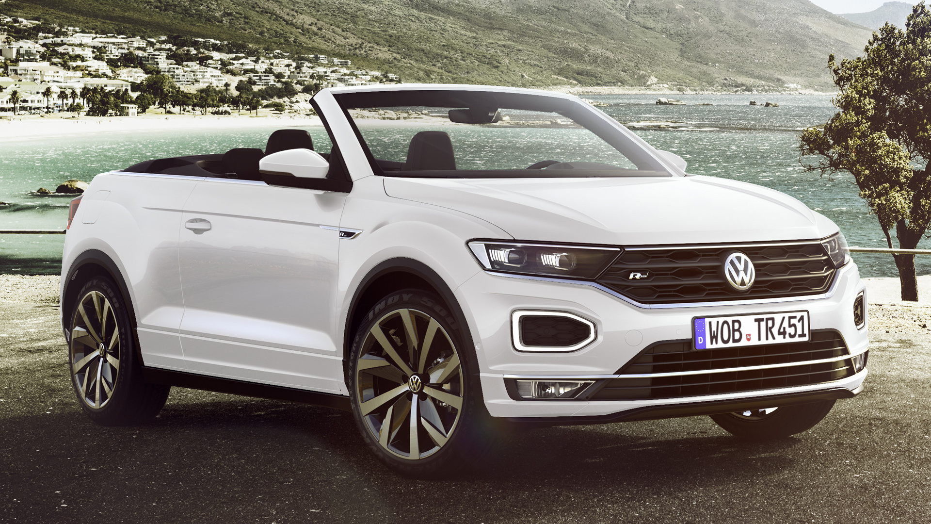 2019 Volkswagen T Roc R Line Fondo De Pantalla Hd Fondo De