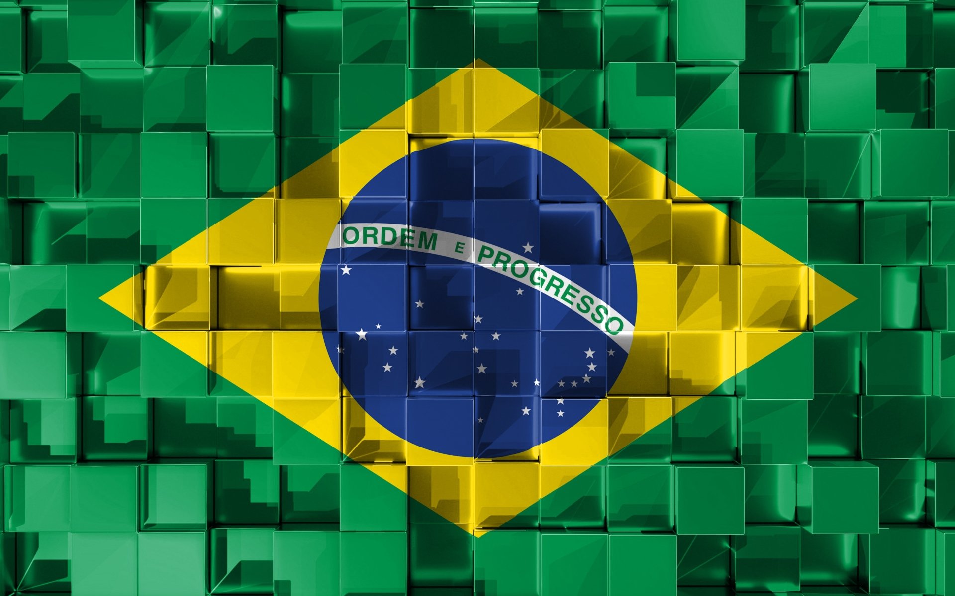 Flag Of Brazil HD Wallpaper | Background Image | 2880x1800