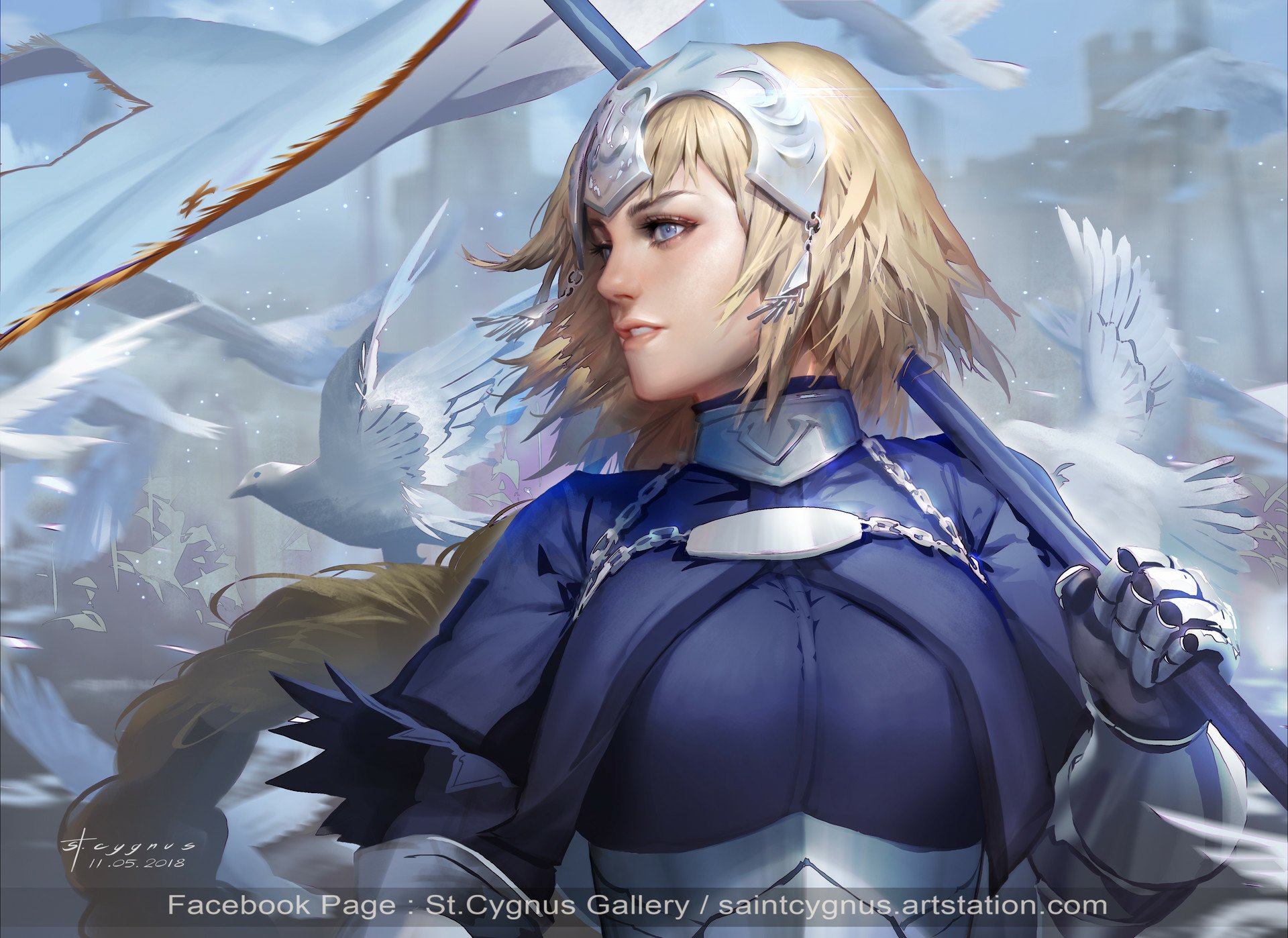 Download Jeanne D'Arc (Fate Series) Anime Fate/Grand Order HD Wallpaper ...