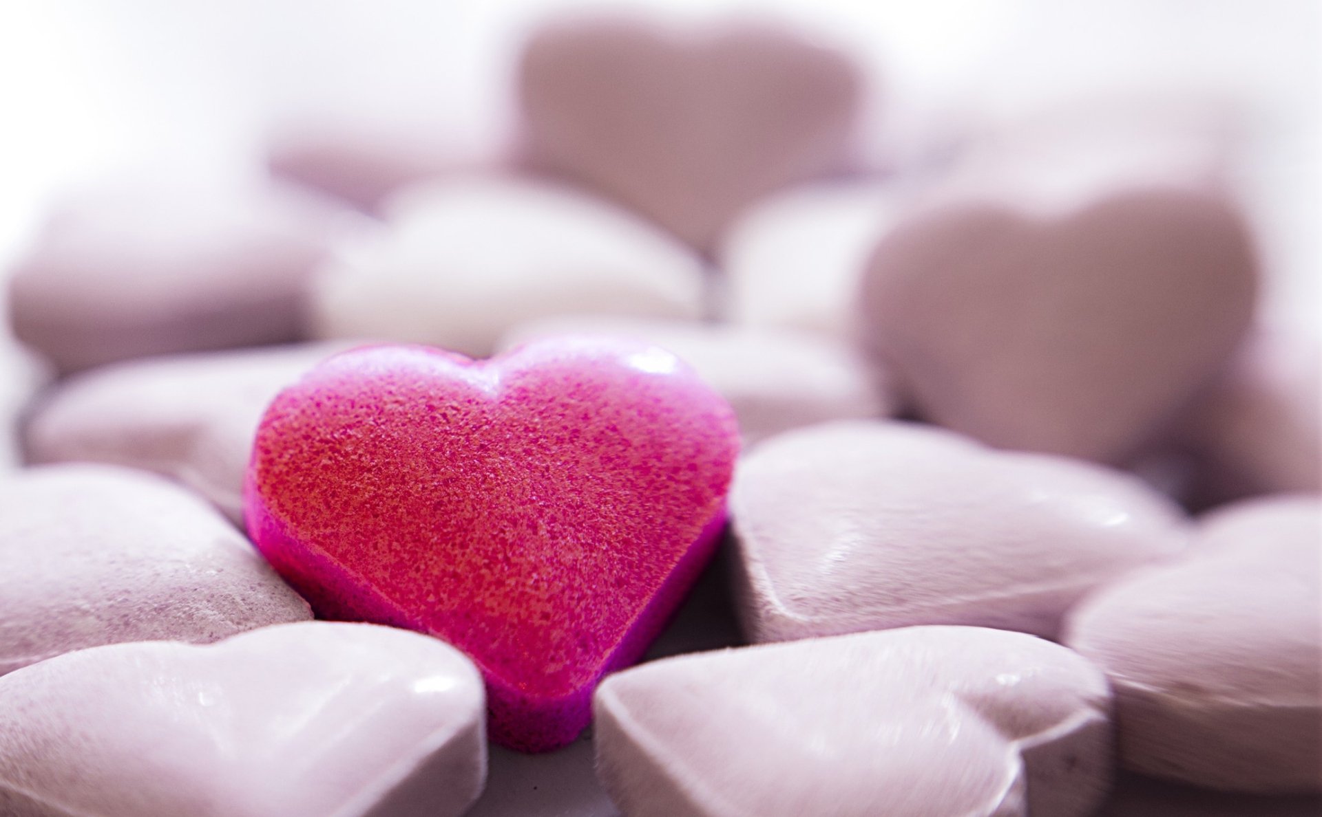 Download Heart-shaped Food Candy HD Wallpaper