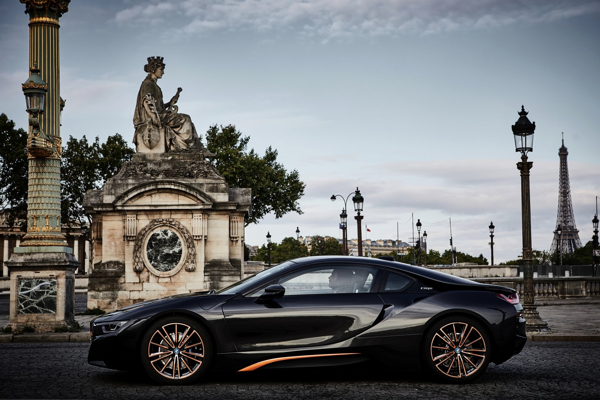 Download Supercar Black Car Car BMW Vehicle BMW I8 4k Ultra HD Wallpaper