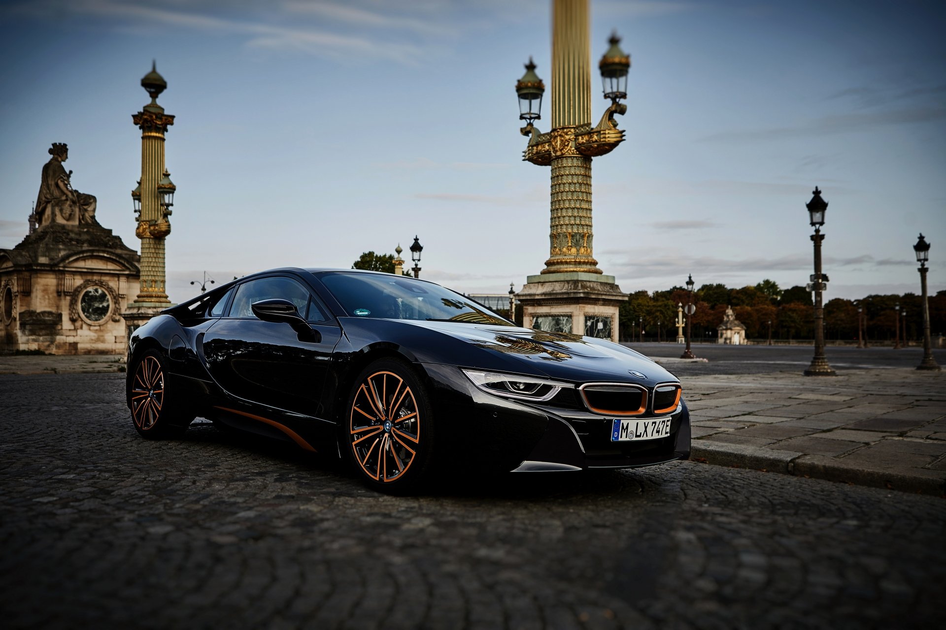 Download Supercar Black Car Car BMW Vehicle BMW I8 4k Ultra HD Wallpaper